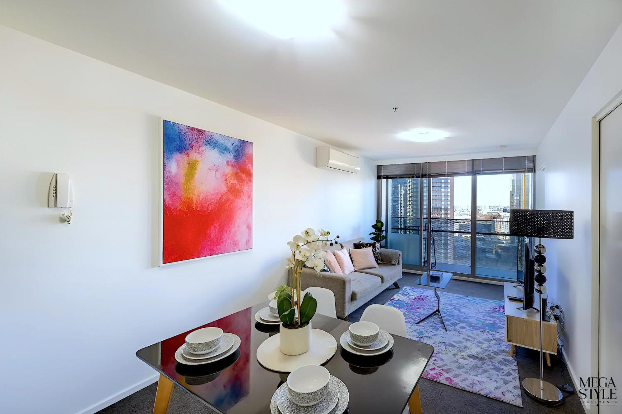 Mega Style Apartments Mainpoint Melbourne Quarto foto